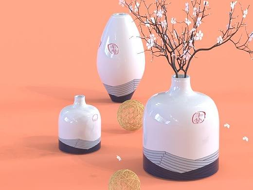 梅花瓶作品（个人主页-ZNjIwNjM2ODA=） - 其他三维 - 站酷设计师nai风先生原创素材 - 站酷ZCOOL
