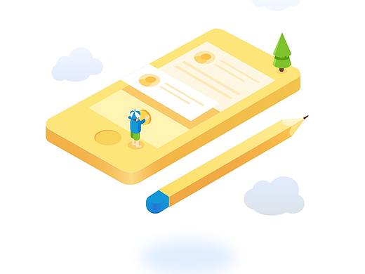金融APP引导页\启动页设计