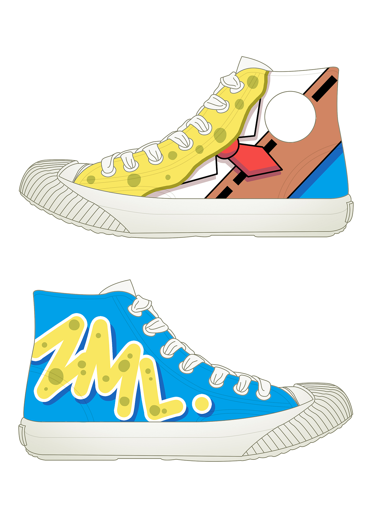 手绘帆布鞋|手工艺|工艺品设计|lkylc23_原创作品-站酷zcool