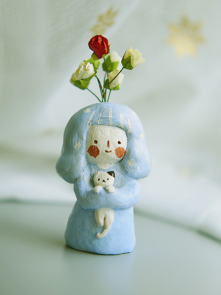 《有你就很好》——原创石粉黏土手工小摆件（图ZMTE3NzIzODgw） - 其他手工艺 - 站酷设计师蚊多多原创素材 - 站酷ZCOOL