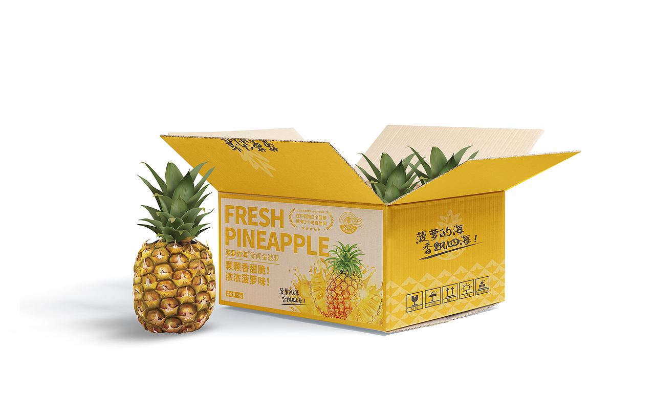 正本设计|菠萝的海 产品包装设计