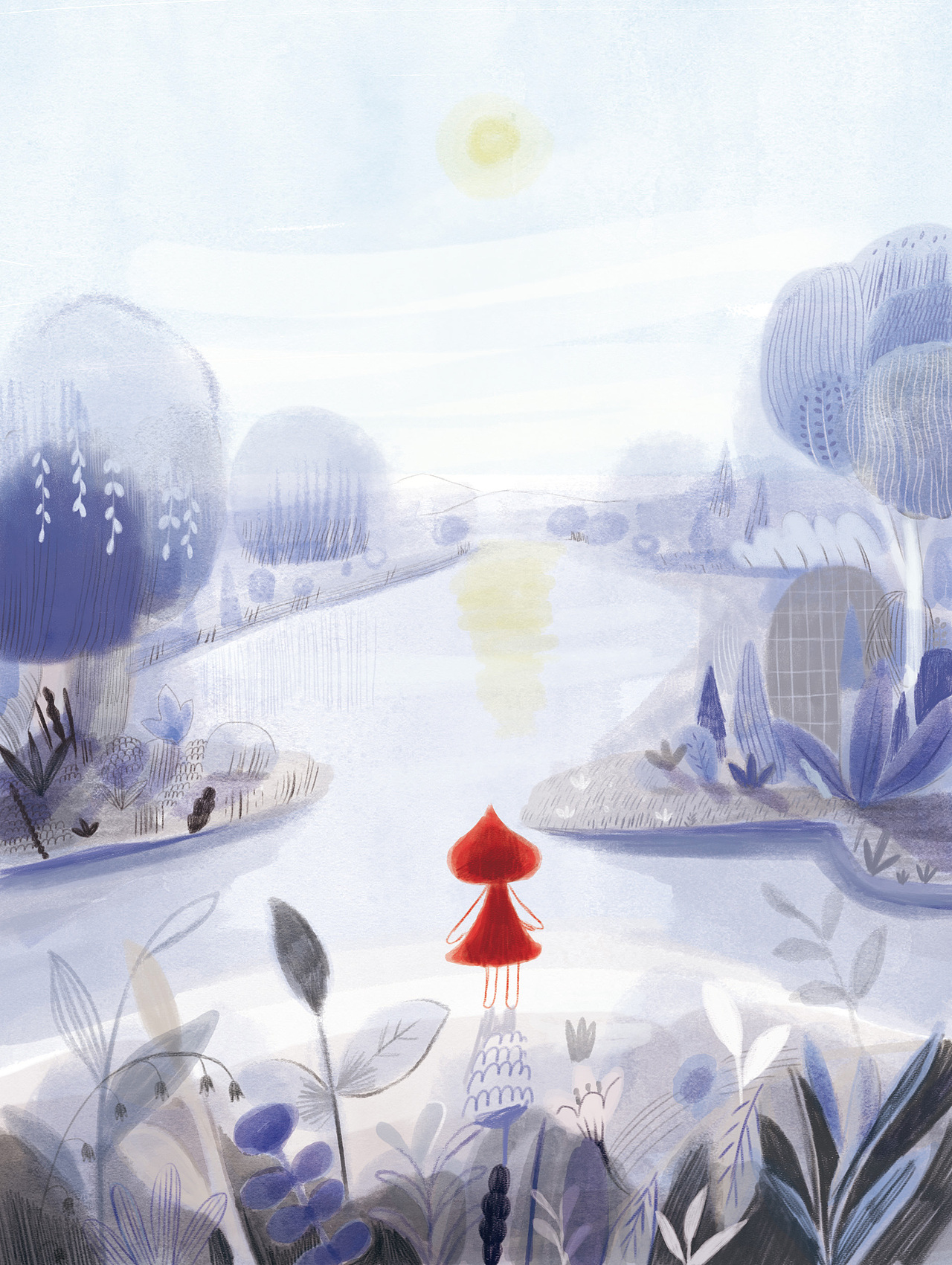 《金子美玲——天空的那头,月亮的歌谣》诗歌配图