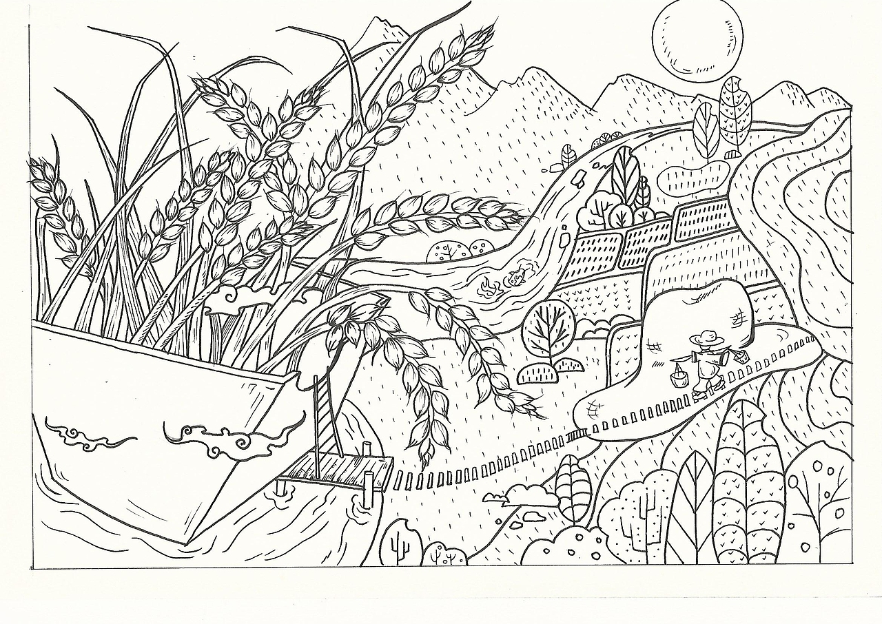 手绘日系插画（图ZOTYyOTY4Mjg=） - 商业插画 - 站酷设计师穿迷彩的小马甲原创素材 - 站酷ZCOOL