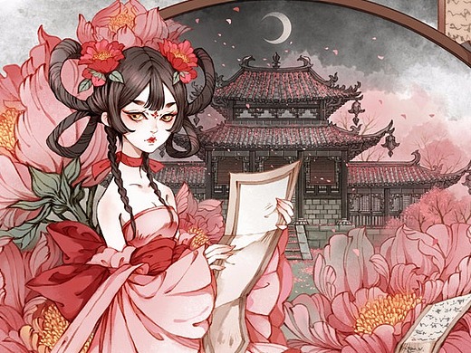 妖魔道|插画|商业插画|古戈力1_原创作品-站酷zcool