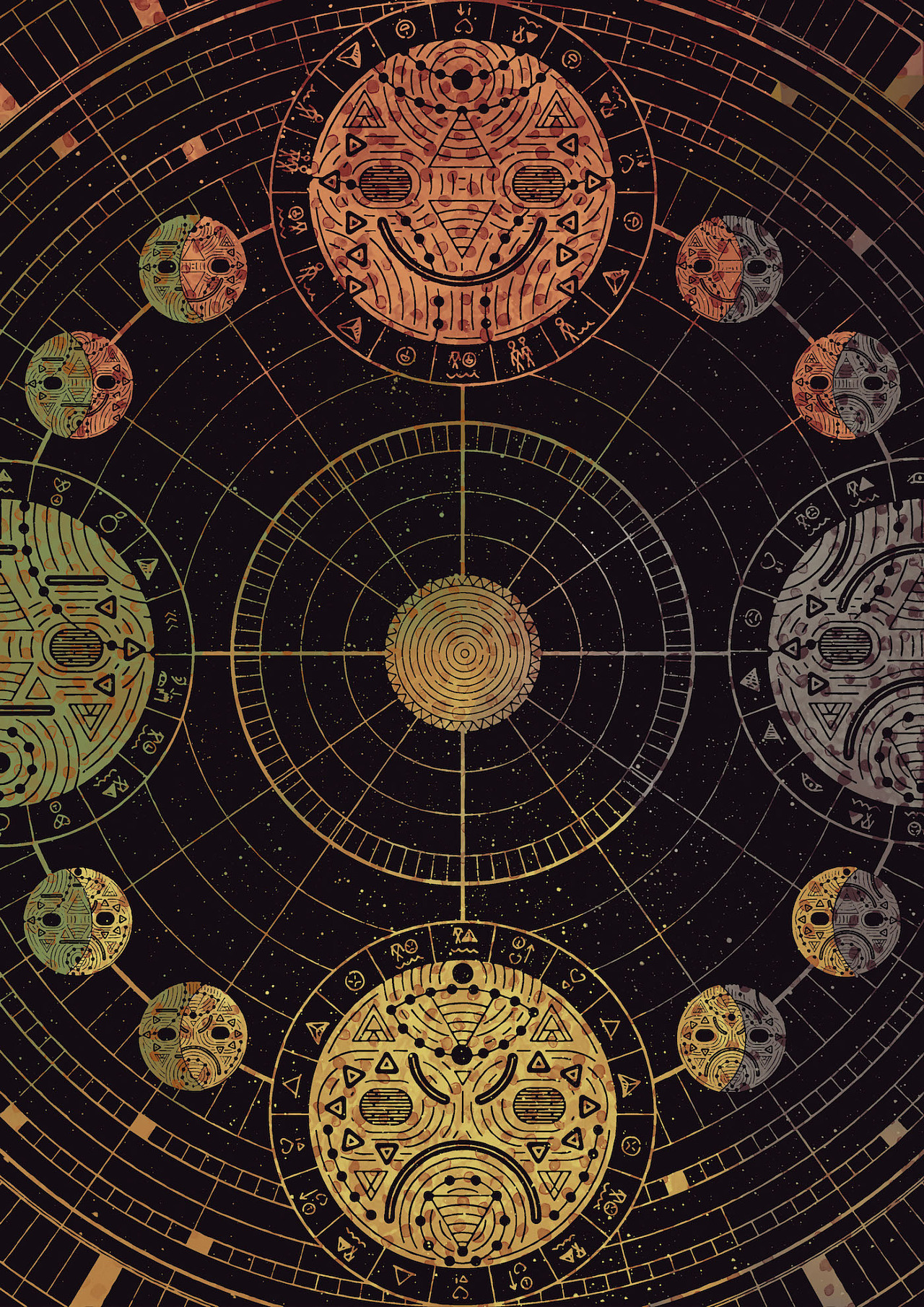 神秘象形文字设计