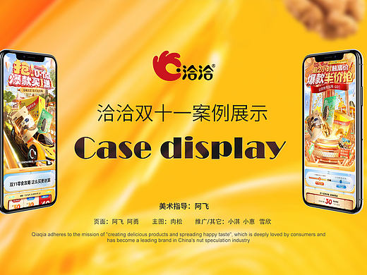 双十一项目展示（洽洽）