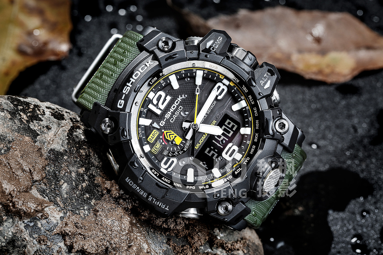 卡西欧gshock系列手表产品摄影作品