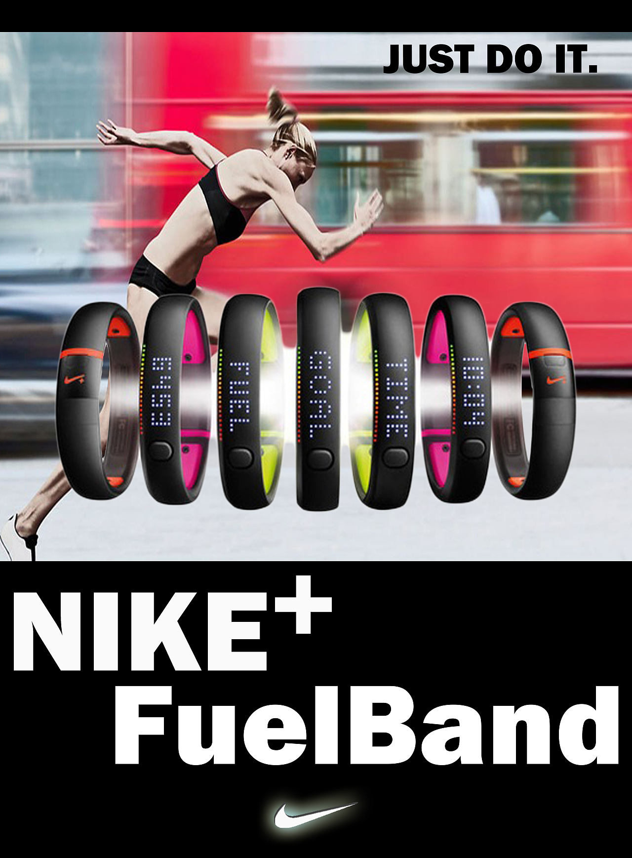 nike运动手环广告