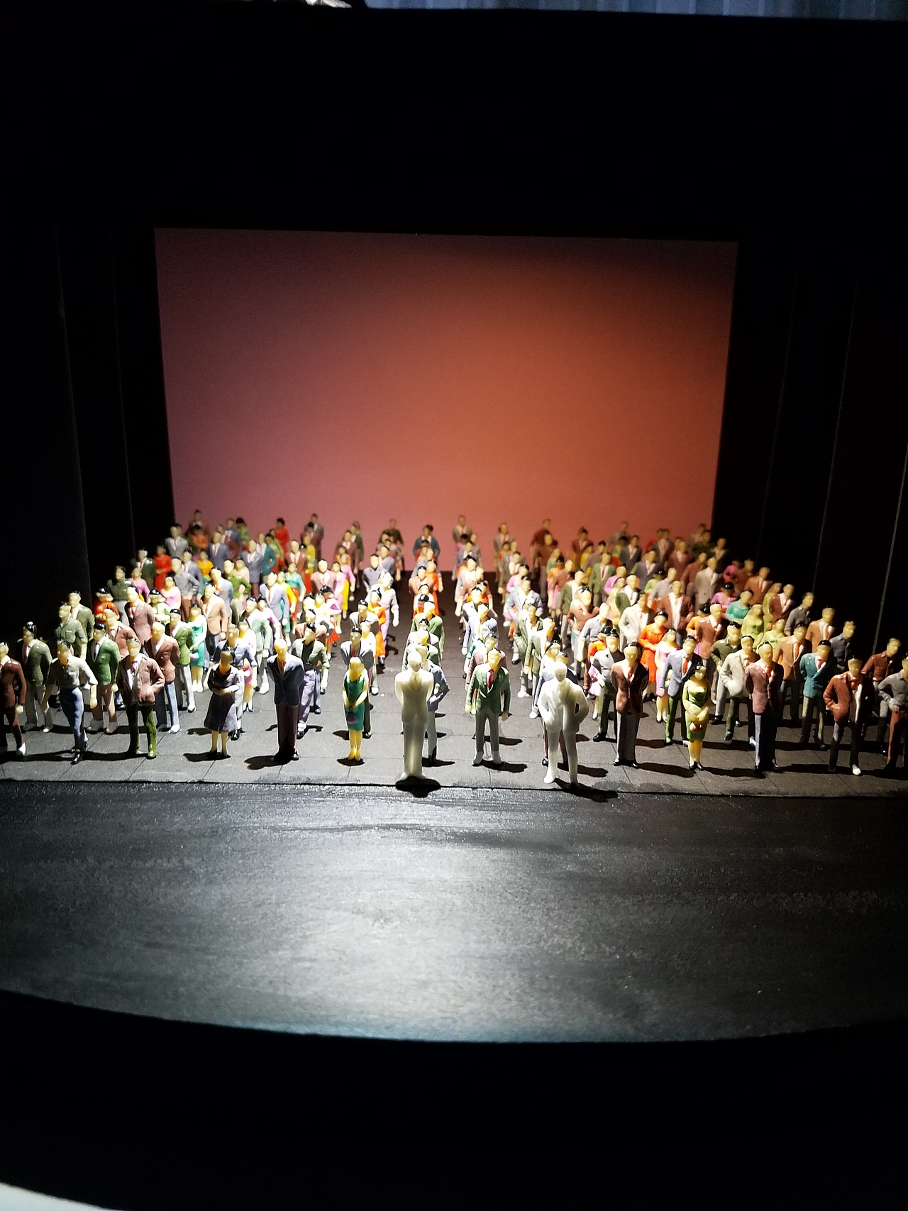 等待戈多舞台设计(模型)