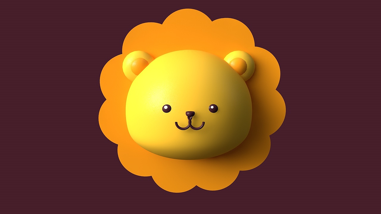 超软萌c4d动物图标