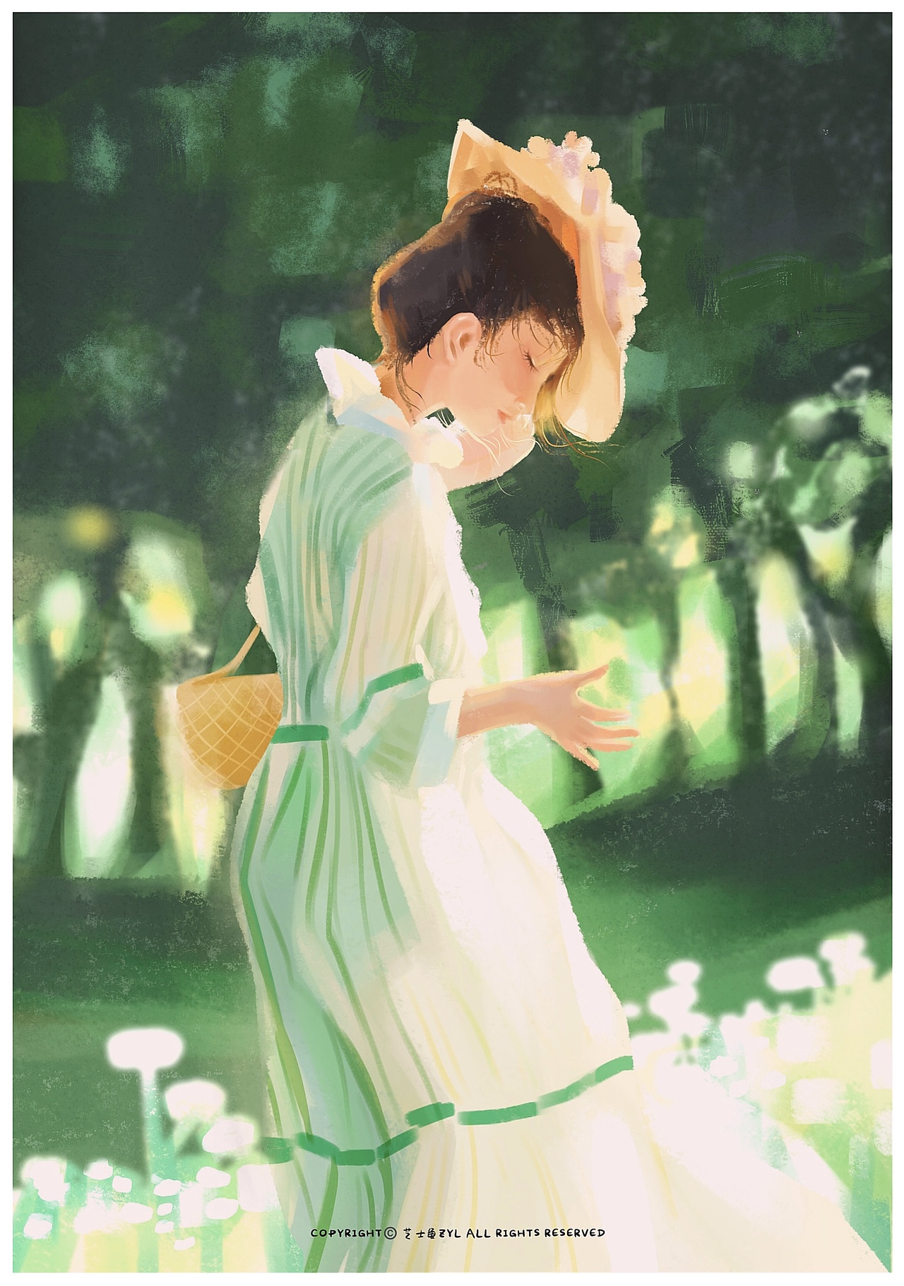 人物插画色彩练习