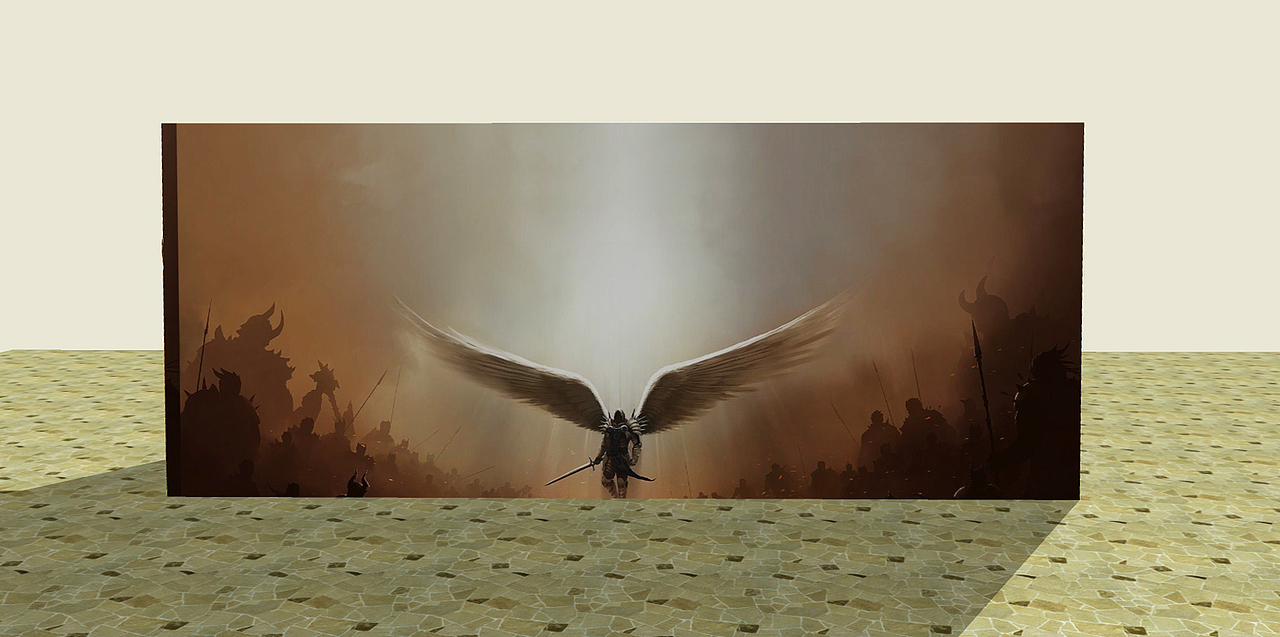 展厅设计练习（暴雪游戏展厅）