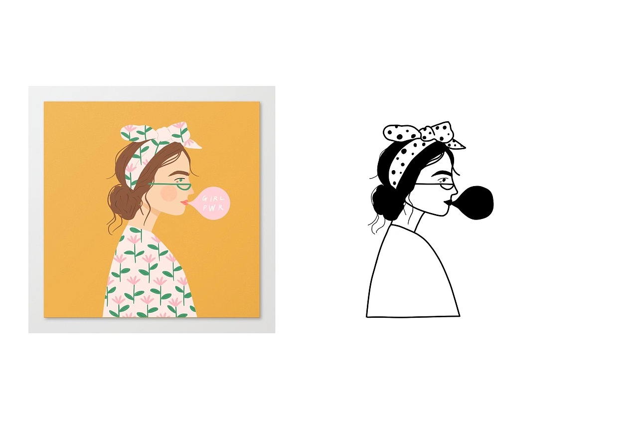 线条练习（图ZMjU5Njc1OTcy） - 商业插画 - 站酷设计师鱼木木是林小鱼原创素材 - 站酷ZCOOL