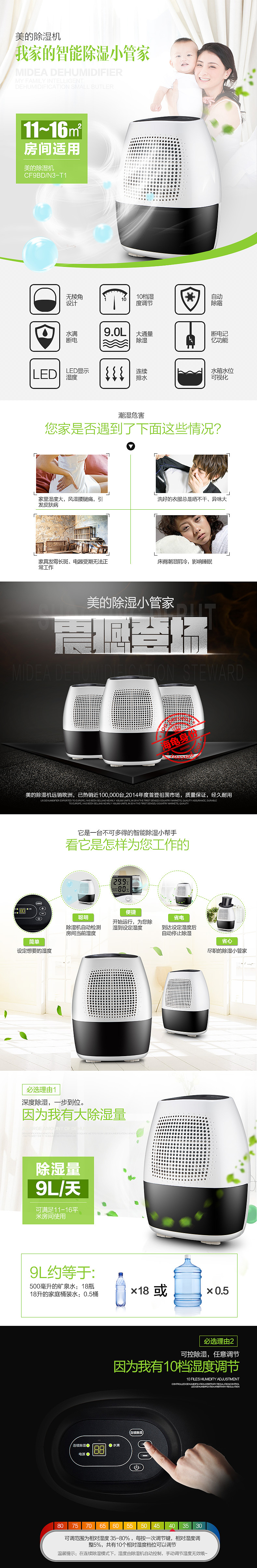 除湿机详情页（图ZNDczMDA4ODQ=） - 电商 - 站酷设计师超级地老鼠原创素材 - 站酷ZCOOL