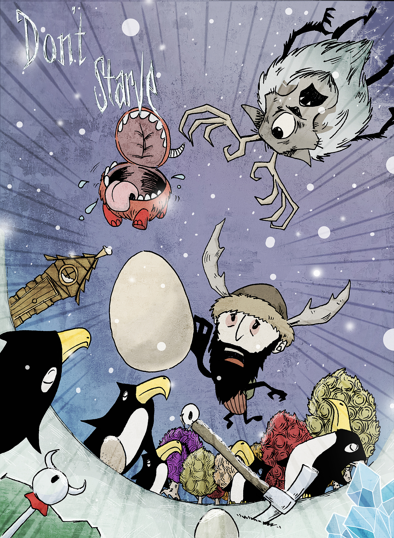 《饥荒》游戏海报