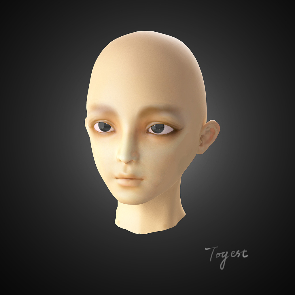 模仿bjd风格雕一颗人头~ - 原创作品 - 站酷(zcool)