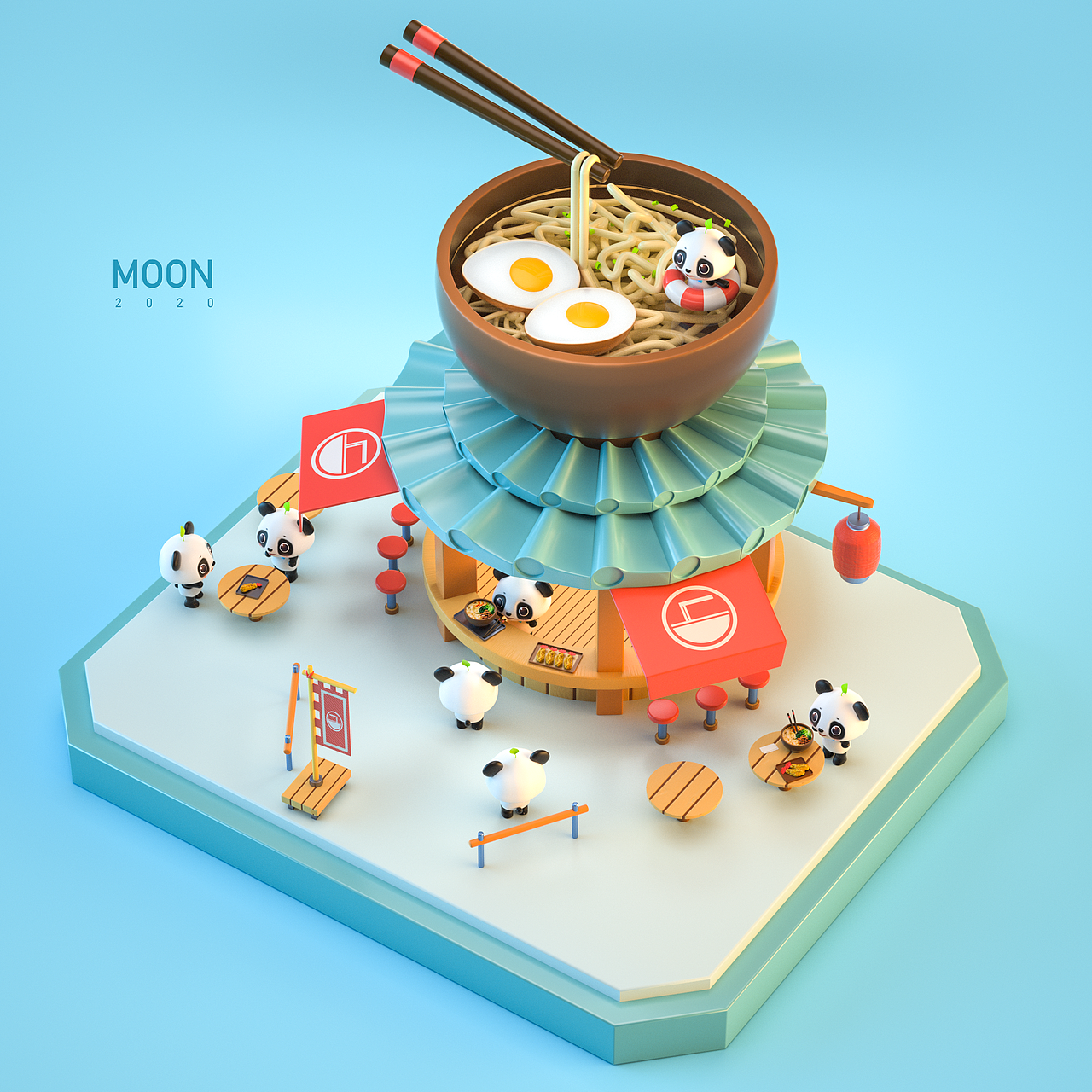 2020-C4D作品集(图ZMjQyNjEwNjIw) - 其他三维 - 站酷设计师0o水月o0原创素材 - 站酷ZCOOL