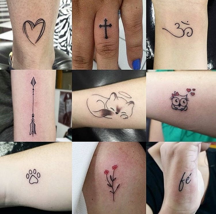 超级强小清新女士纹身图案大合集佳佳刺青专业图案