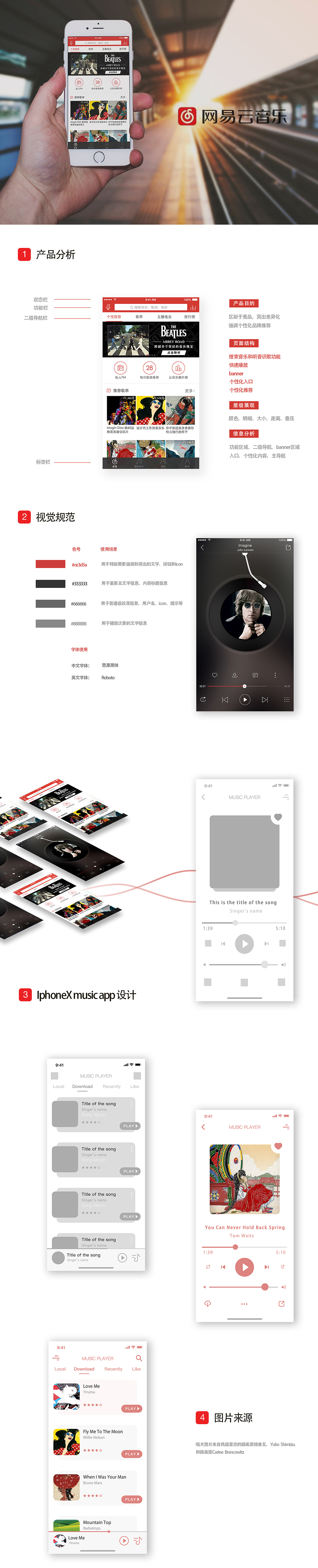 音乐APP整理练习（图ZMTE3MDM3ODMy） - APP界面 - 站酷设计师Ann大洋原创素材 - 站酷ZCOOL
