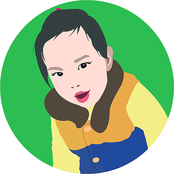朋友小孩的卡通头像画（图ZMTYxODQzNDA=） - 儿童插画 - 站酷设计师三分白YE原创素材 - 站酷ZCOOL