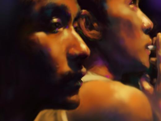 《春光乍泄》板绘海报.（个人主页-ZMjUwMjgwODA=） - 创作习作 - 站酷设计师讨厌吃姜原创素材 - 站酷ZCOOL