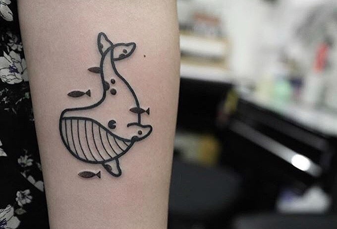 重庆纹身-迦文刺青 小可爱纹身赏析