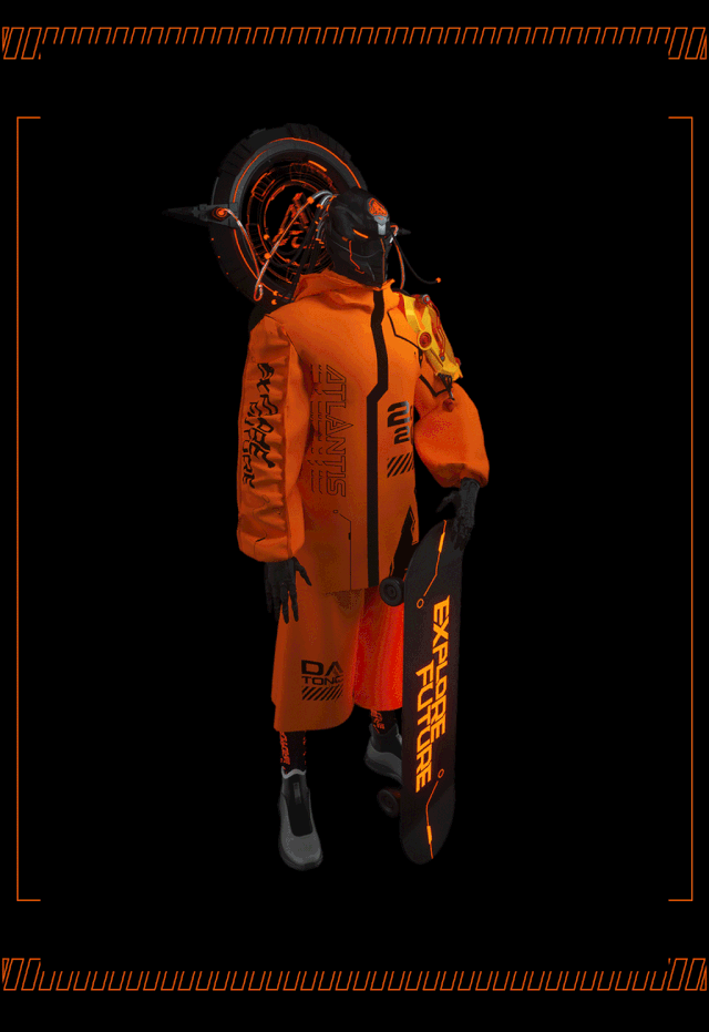 c4d机能风品牌人物建模渲染——脏辫机器人（图ZMjA4MTIwNTY0） - 人物/生物 - 站酷设计师虎躯猛震原创素材 - 站酷ZCOOL