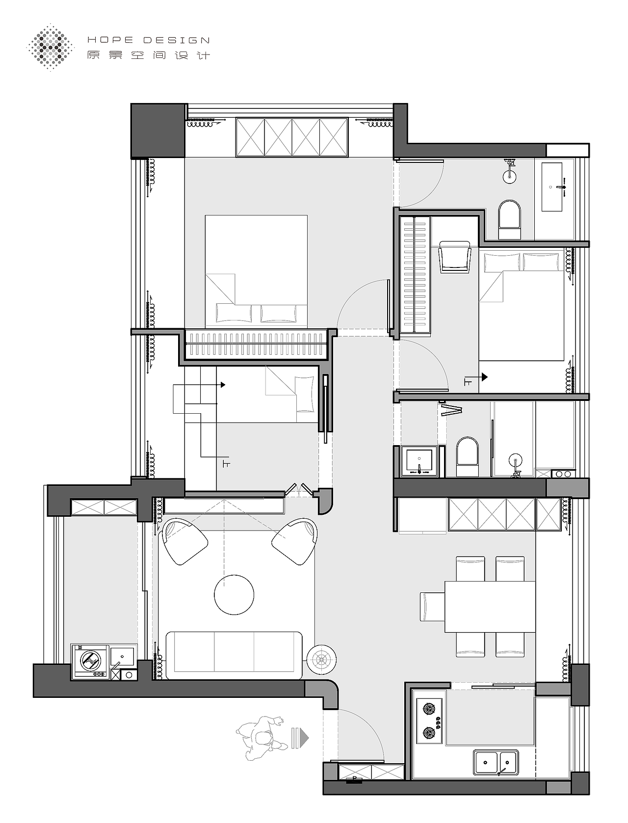以诗为名，一寸芳草映入心 | 原景作品：深圳·海纳公馆（图ZMjc4MzU4ODQ0） - 家装设计 - 站酷设计师原景空间设计原创素材 - 站酷ZCOOL