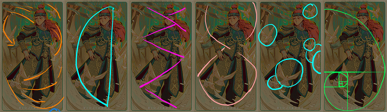 女武将（构成）2020的最后几张图（图ZMjM4NTExNTg4） - 创作习作 - 站酷设计师努力画画的牛角原创素材 - 站酷ZCOOL