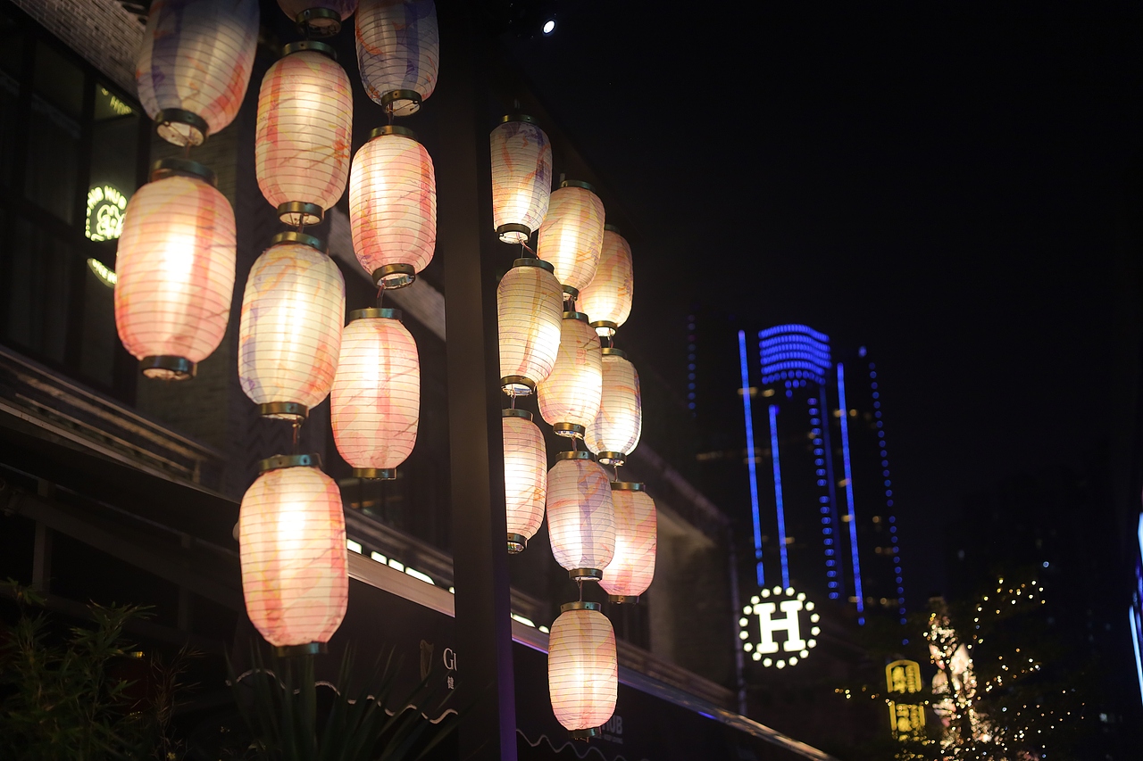 灯光主题~摄影日常记录之广州多彩的夜光