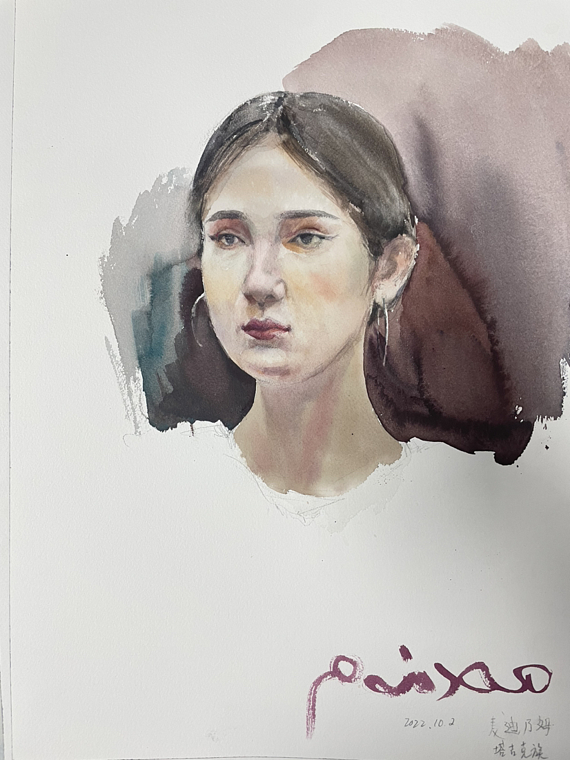 塔什库尔干水彩人物写生记录（图ZMzE4ODQxODI4） - 绘画 - 站酷设计师Hi_Fanqi原创素材 - 站酷ZCOOL