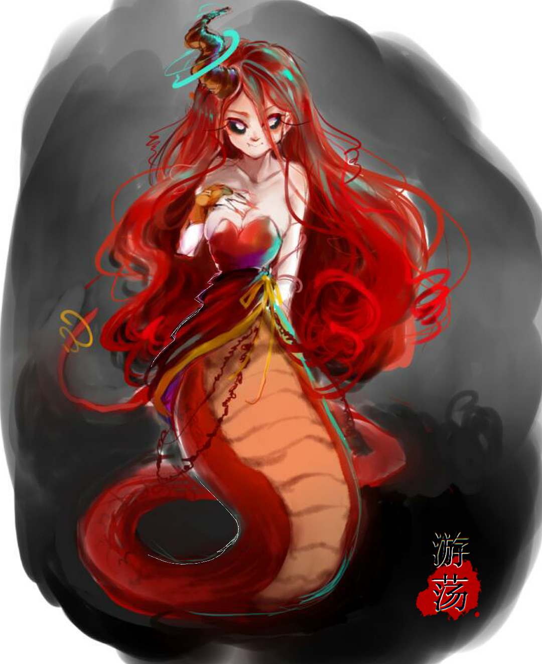 人物设计神话山海经【烛九阴】