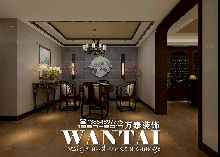 泰安装修-泰安润英美庐380平古典美式风格别墅装修案例（图ZMTE1NzYwODQw） - 家装设计 - 站酷设计师泰安小丁装修原创素材 - 站酷ZCOOL