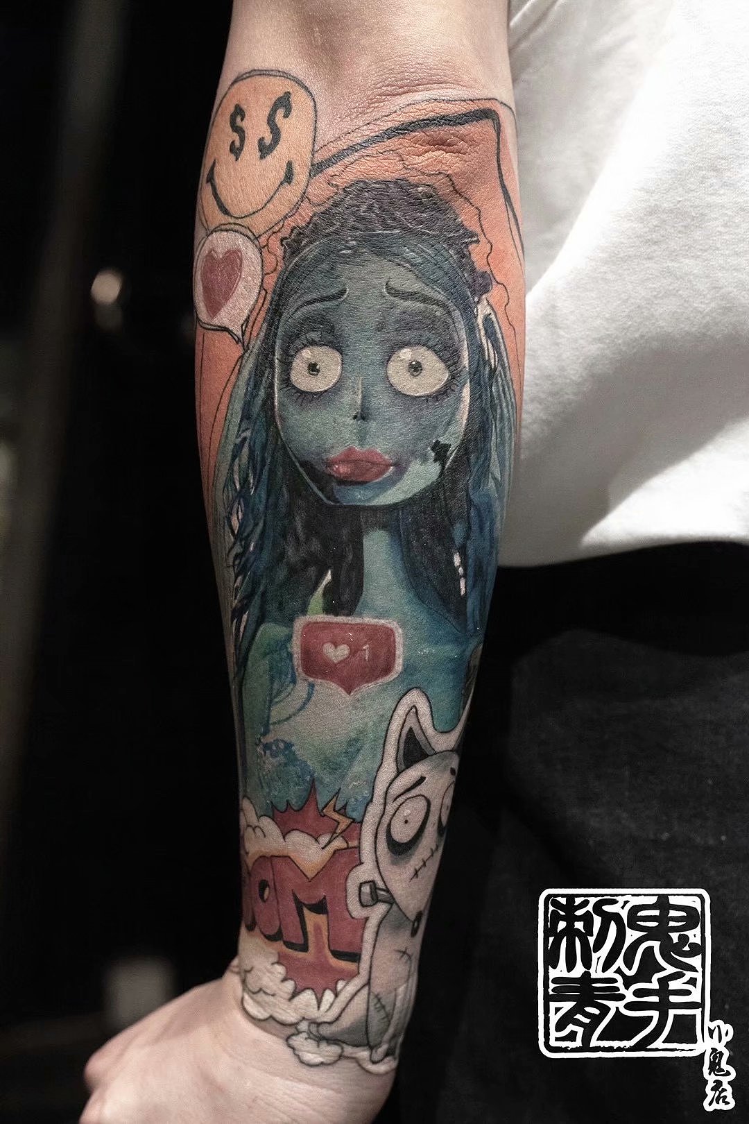 鬼手纹身作品分享