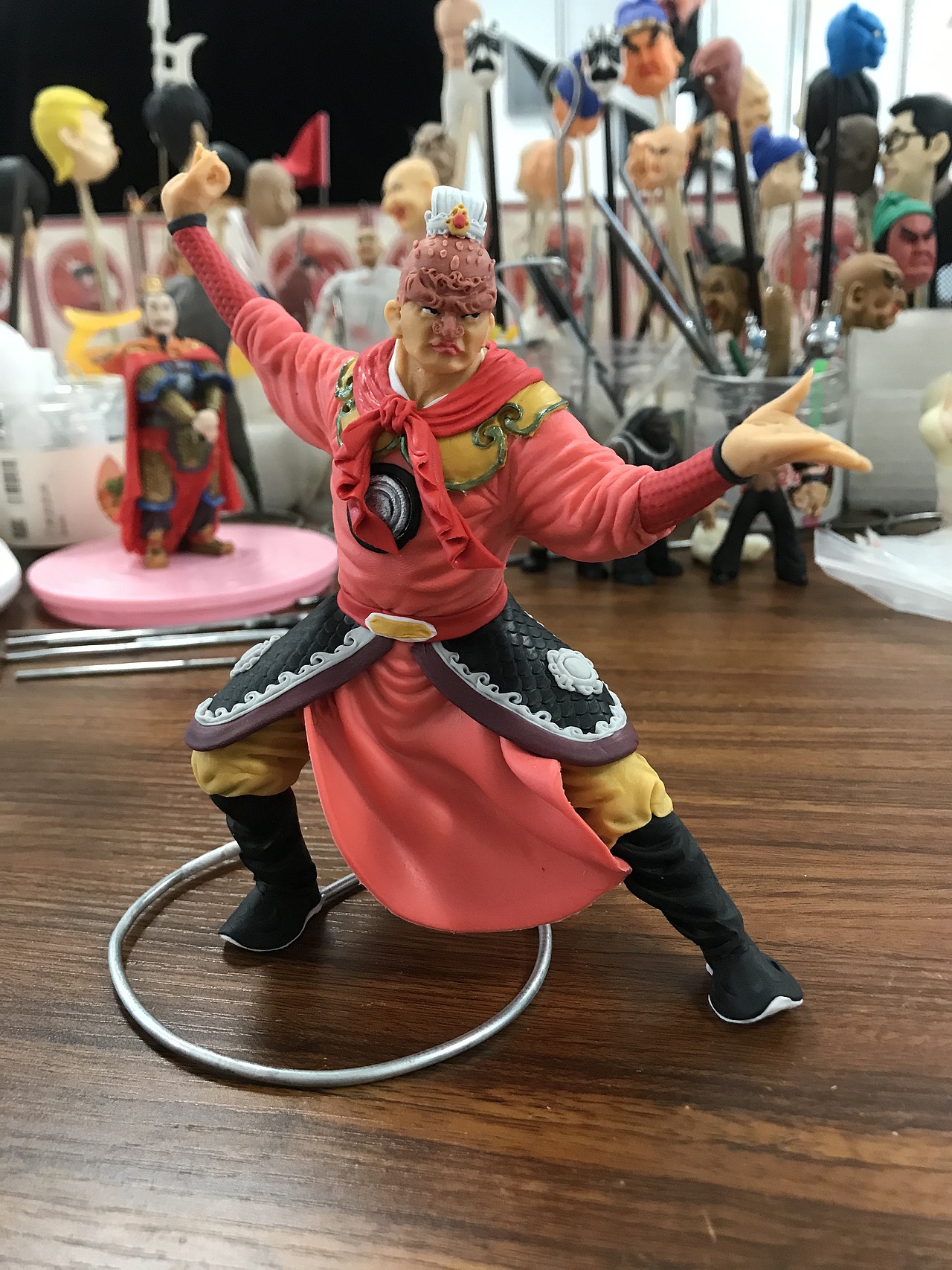 康健面塑作品《西游妖王》