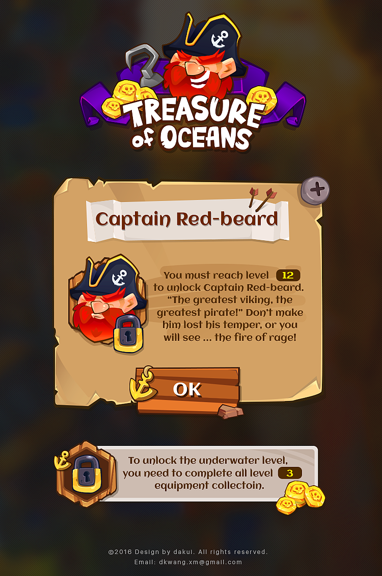 Treasure of Oceans 游戏视觉设定