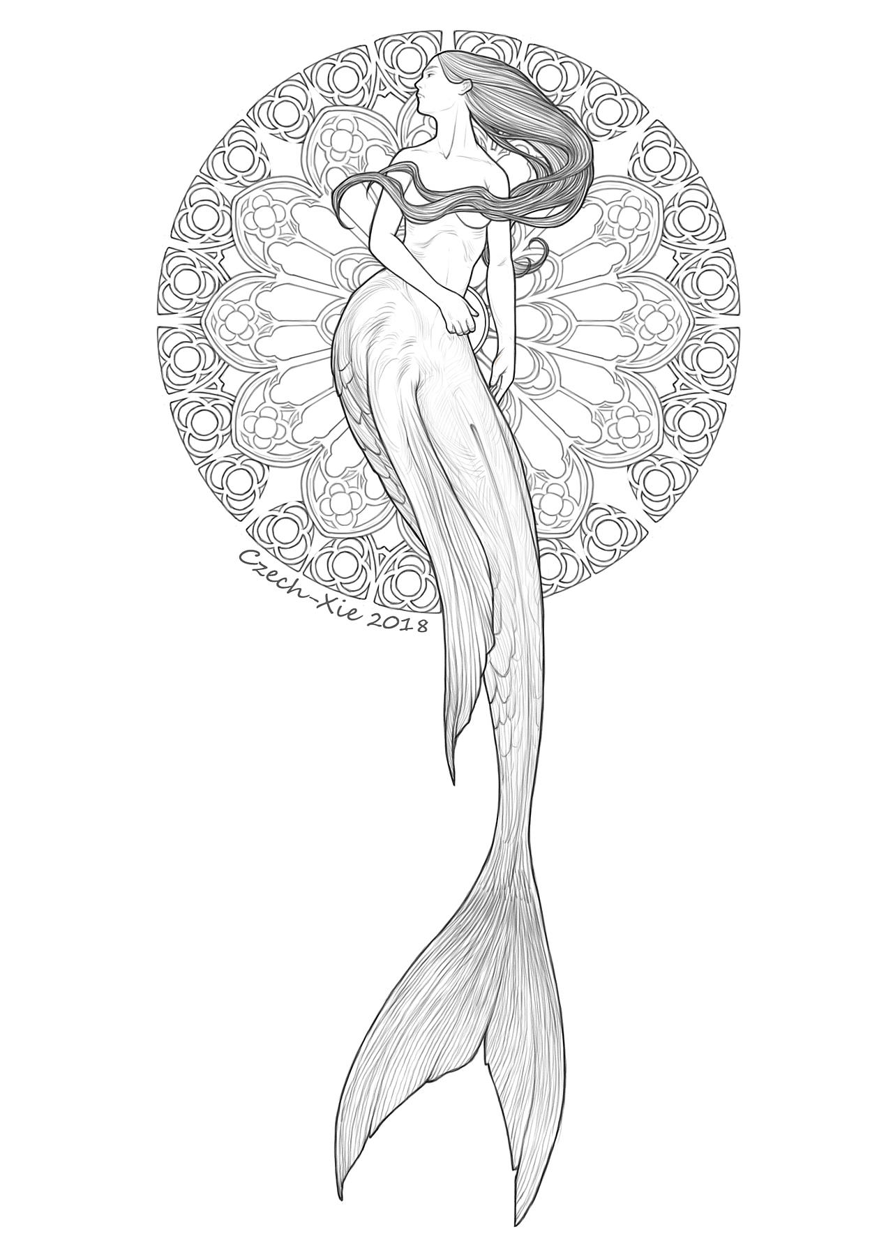 -Mermaid.（图ZMTA5NDc0MjQ4） - 创作习作 - 站酷设计师CzXIE原创素材 - 站酷ZCOOL