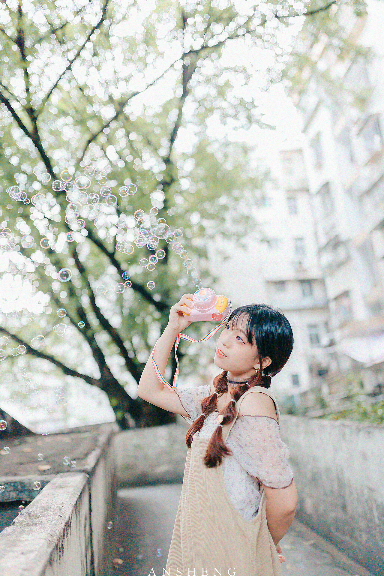 今天的可爱是来自青橙色的“wink”喔~（图ZMjE4NjY4NzEy） - 人像摄影 - 站酷设计师玩摄影的安生原创素材 - 站酷ZCOOL