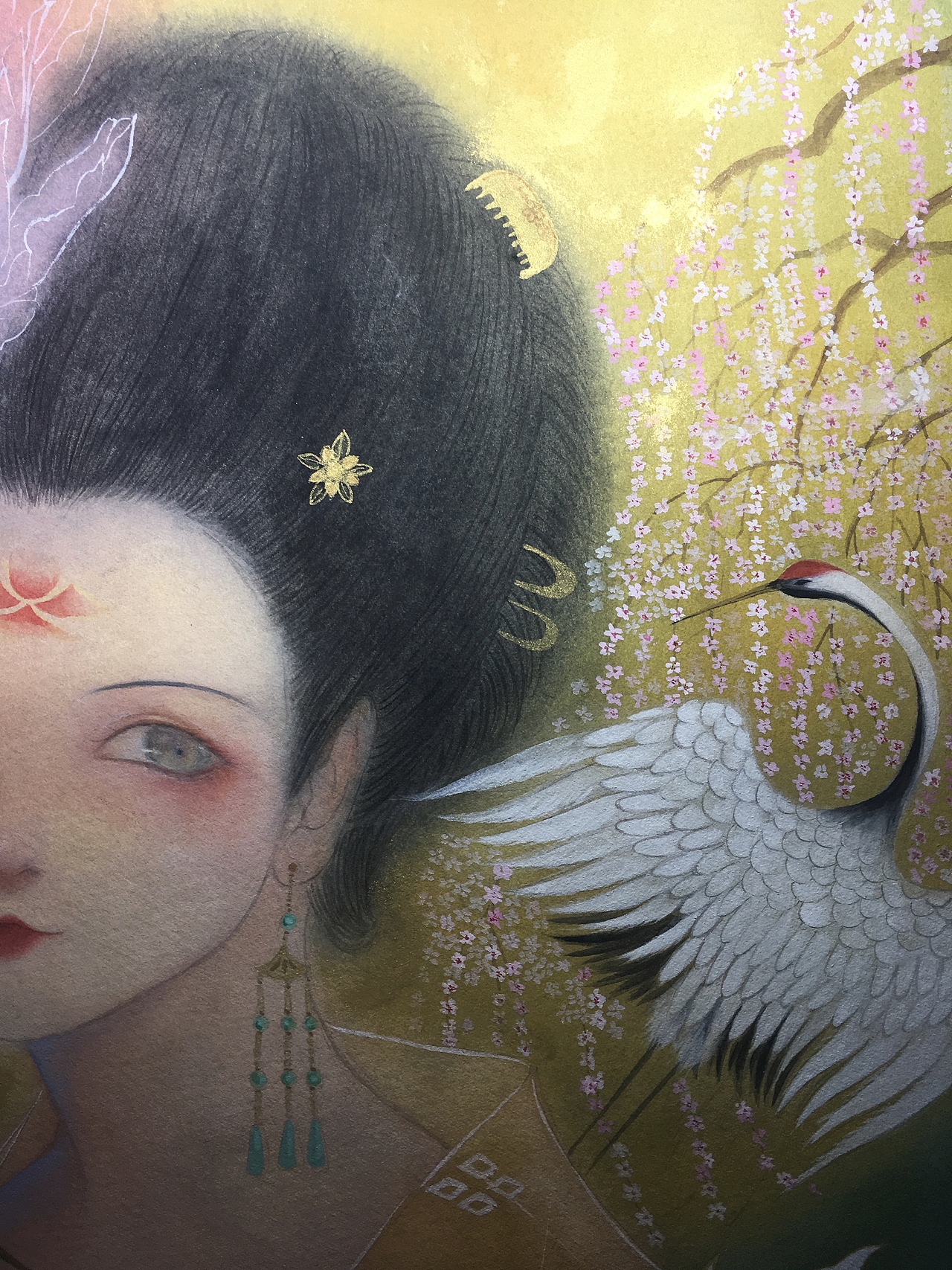 云想衣裳花想容（图ZMTAxMjQzOTAw） - 商业插画 - 站酷设计师鹿溟山原创素材 - 站酷ZCOOL