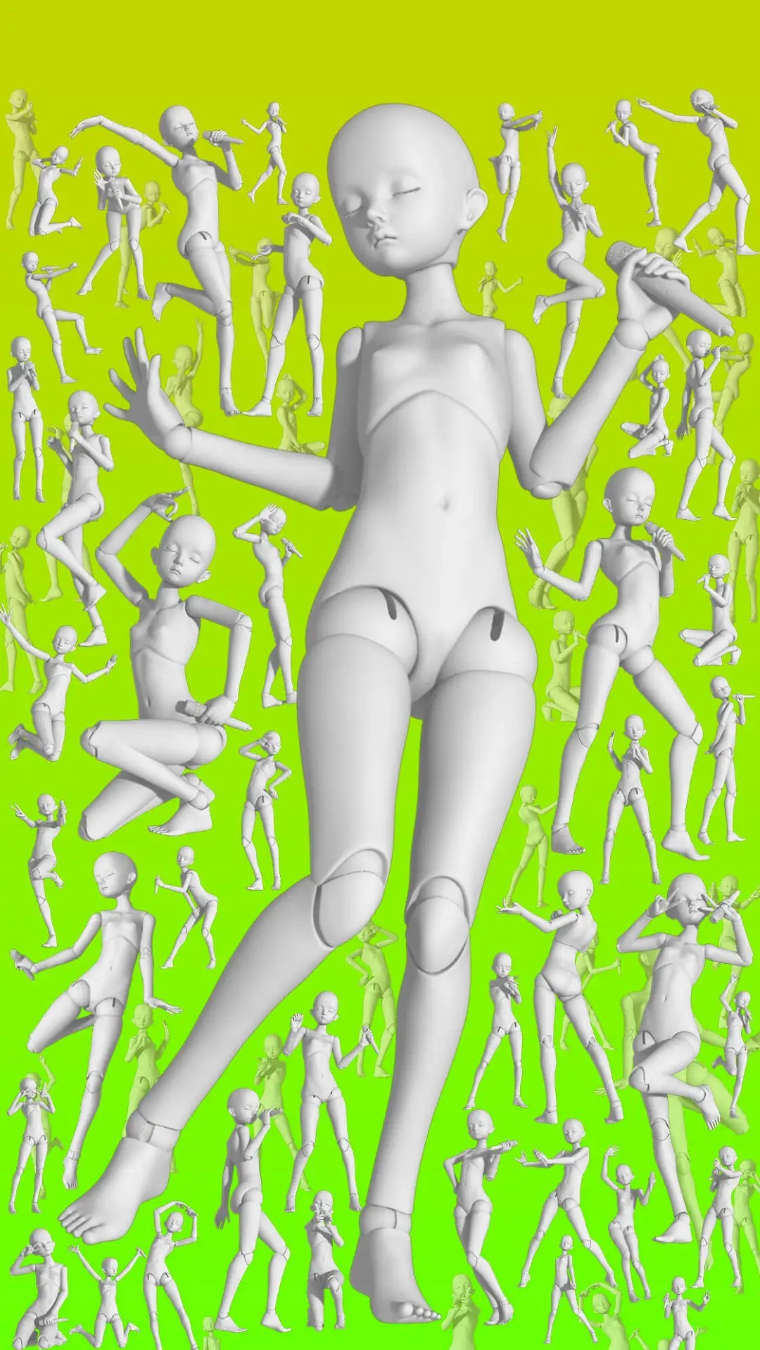 资源上新新场景新pose库多表情新人偶pofi上新资源一览文末有惊喜