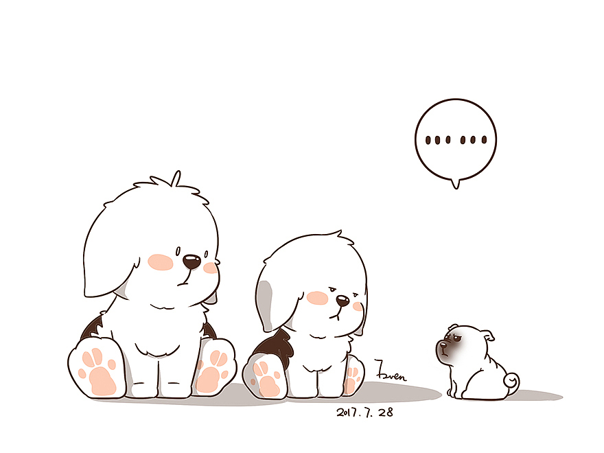 平时看他跟他爸对比,感觉是小小的一只,其实……真的大的狠!
<br>五个月左右已经差不多四十斤了,哈哈哈