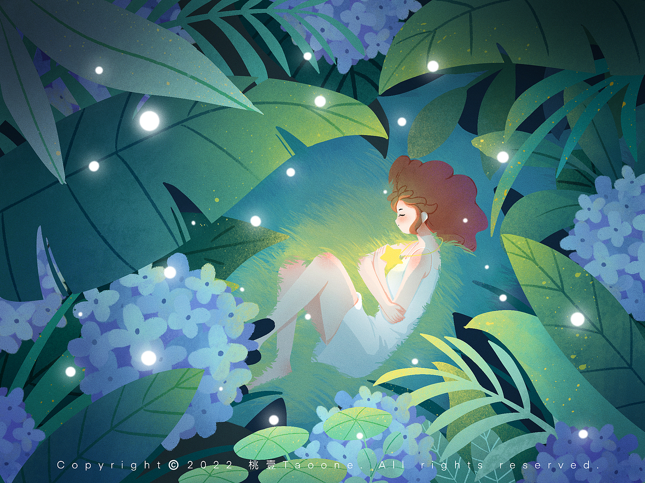 治愈系插画合集（图ZMzExMjI0MTI4） - 创作习作 - 站酷设计师桃壹TY原创素材 - 站酷ZCOOL