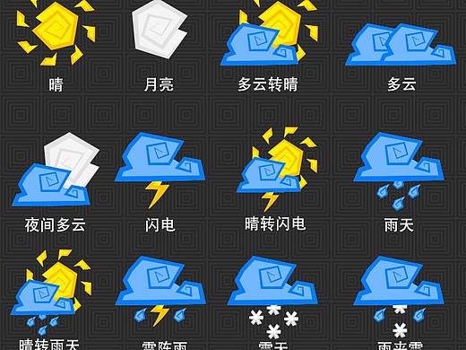 天气图标制作
