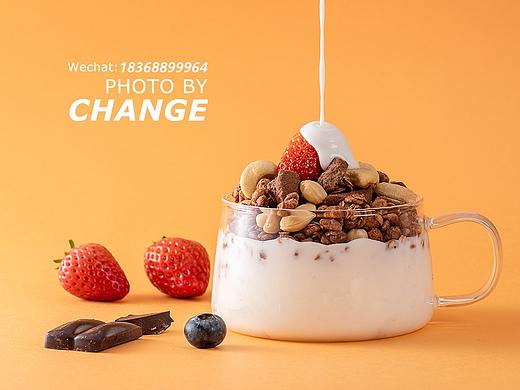 水果麦片 酸奶麦片 早餐