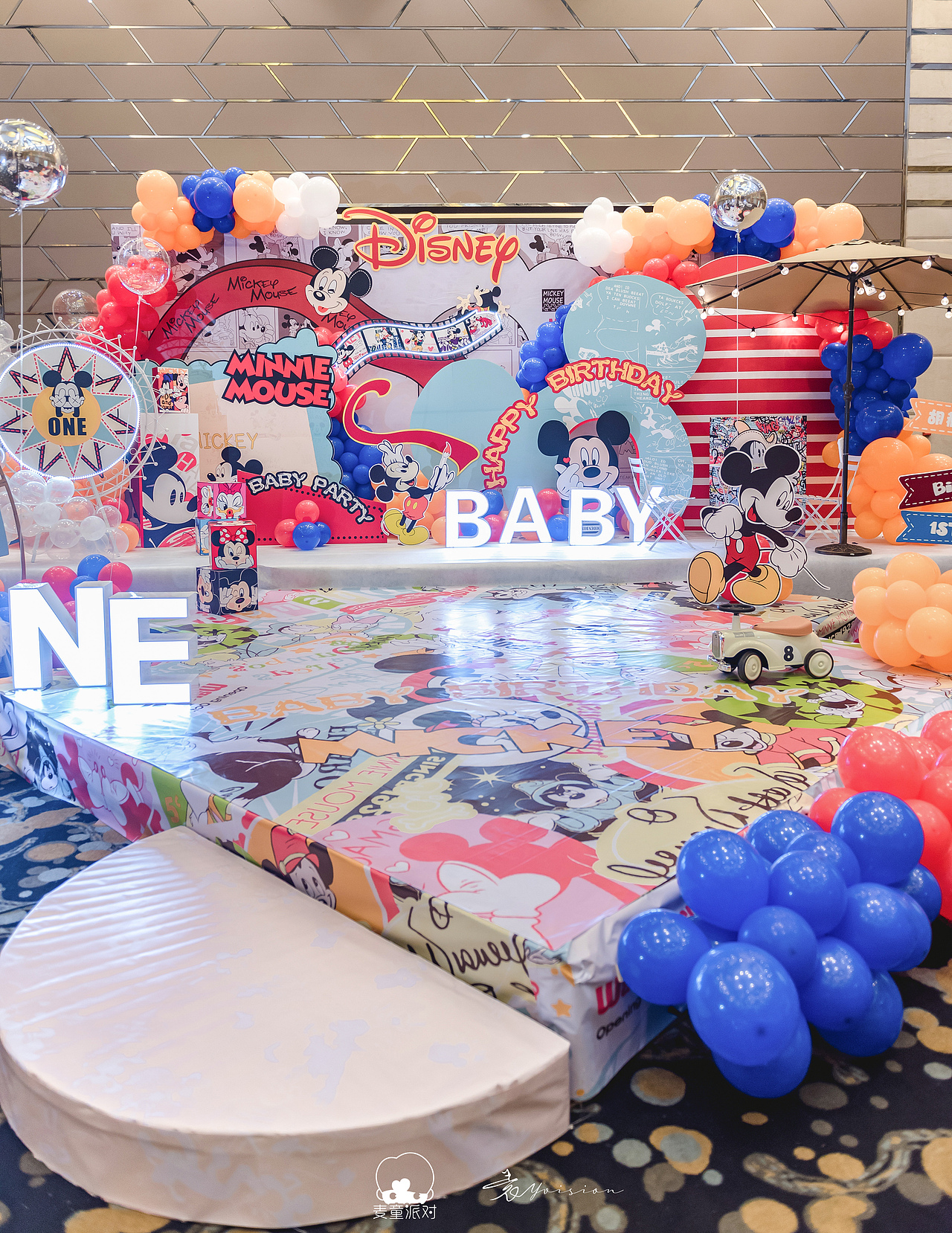 迪士尼米奇绘本｜温州宝宝周岁宴（图ZMjY5MzM4OTY4） - 舞台美术 - 站酷设计师MYD派对設計美学原创素材 - 站酷ZCOOL