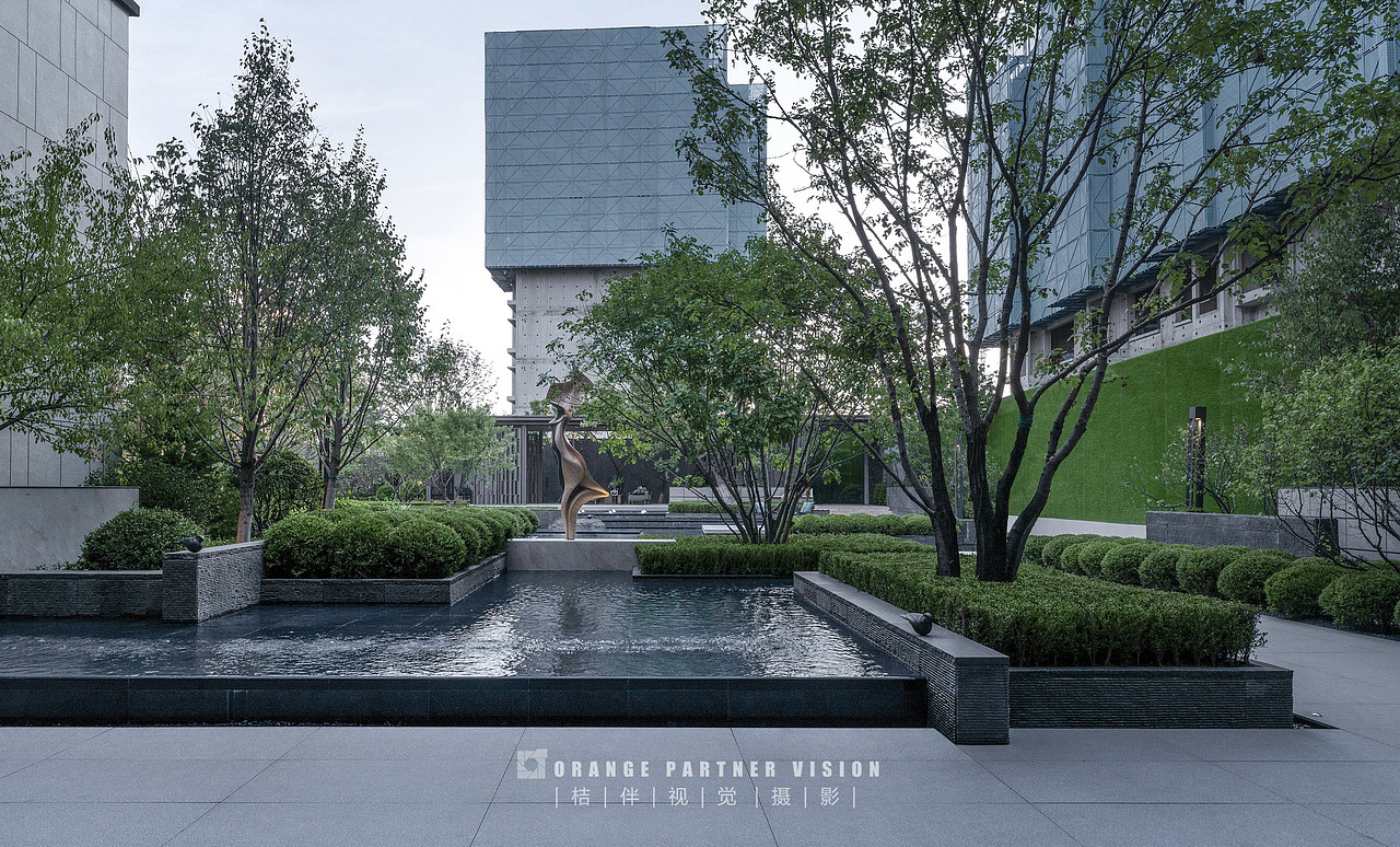 景观摄影：沈阳龙湖·方林 岸芷汀兰示范区/桔伴视觉