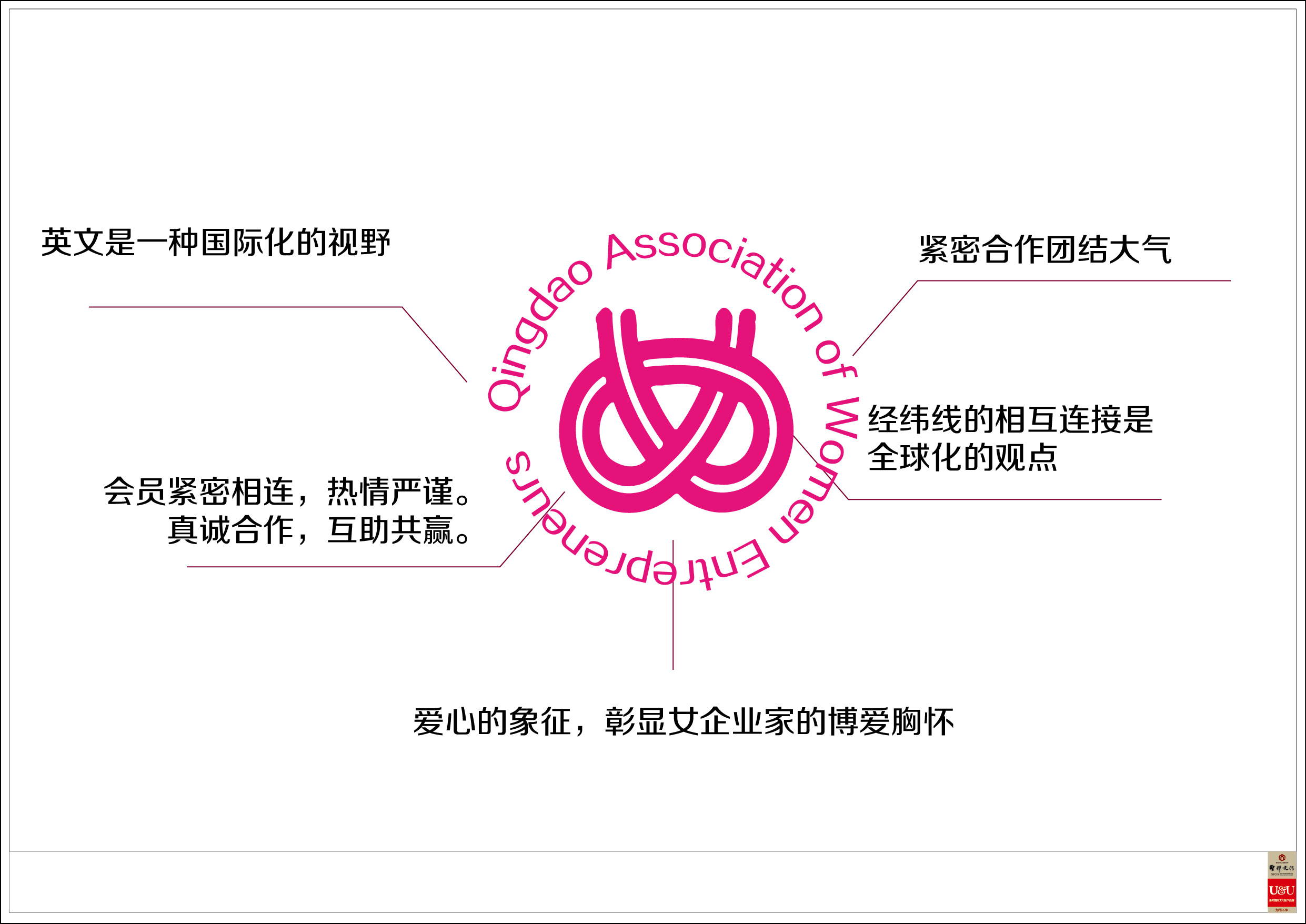 青岛女企业家协会 logo