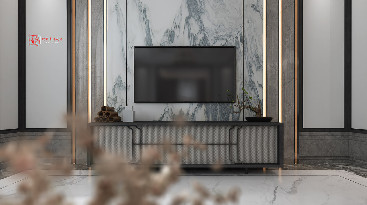 色彩空间效果表现设计—新中式