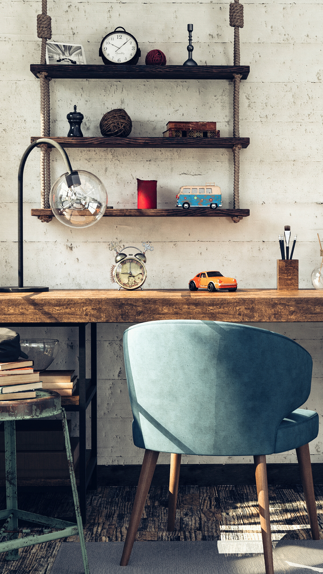 keyshot9复古场景渲染