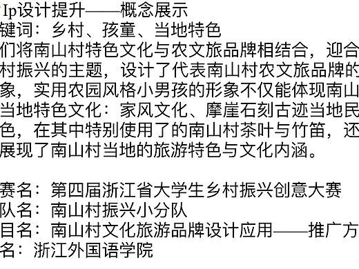 南山村文化旅游品牌设计应用推广方案